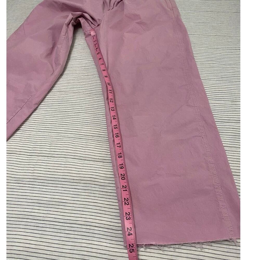 Free People Pink Wide-Leg Cotton Pants - Picture 4 of 9